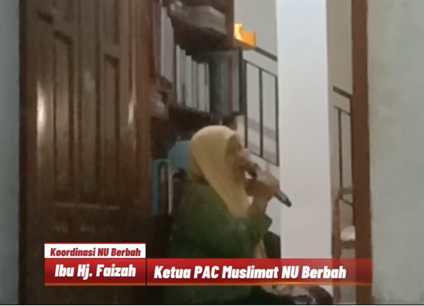 Ibu Hj. Faizah dalam Koordinasi NU Berbah