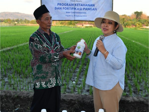 Kelompok Tani LPP MWCNU Berbah Bekerjasama dengan Yayasan Rabu Biru Binaan Titiek Soeharto