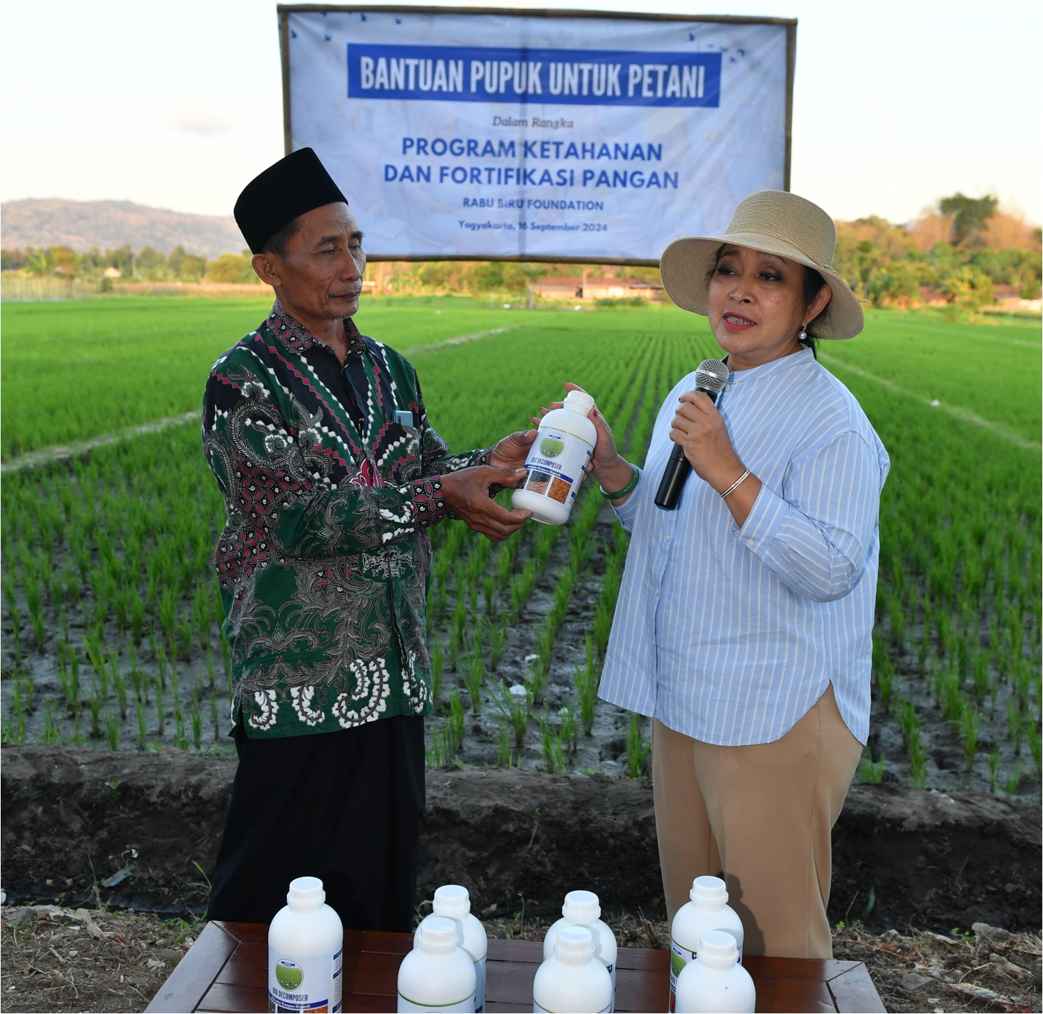 Kelompok Tani LPP MWCNU Berbah Bekerjasama dengan Yayasan Rabu Biru Binaan Titiek Soeharto