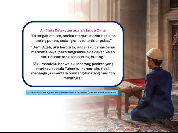 12. Wahai Anakku! Air Mata adalah Tanda Cinta