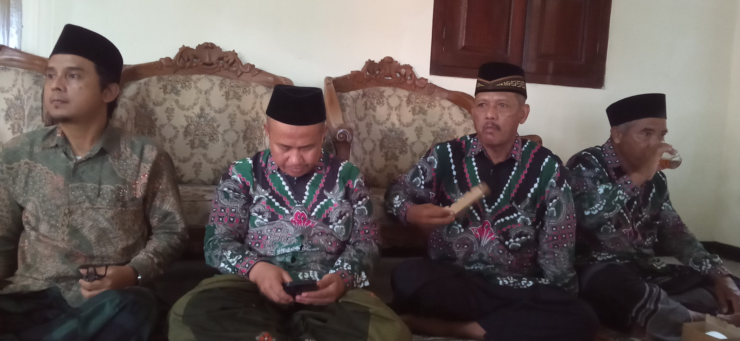 Jajaran Pengurus MWC NU Berbah Hadiri Acara Rutinan Ranting Muslimat Jogotirto