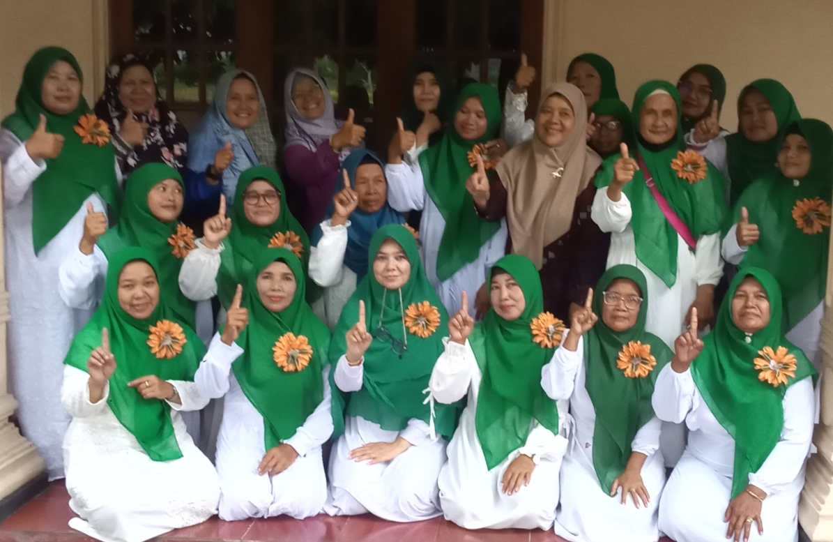 Kegiatan Rutinan Selapanan "Sabtu Kliwon" Ranting Muslimat NU Kalurahan Jogotirto, Kapanewon Berbah.