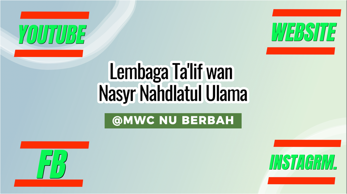 Media MWC NU Berbah: Youtube, Instagram, FB, dan Website