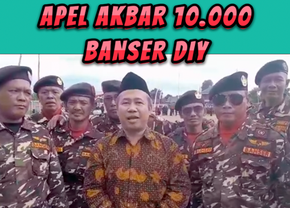 Banser Berbah Maksimalkan Anggota Ikuti Apel Akbar 10 Ribu Banser DIY