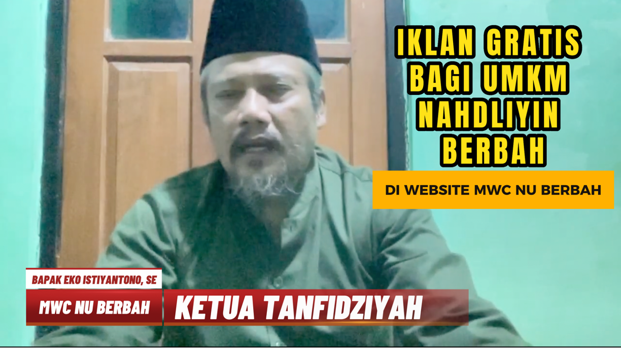 Program Iklan Gratis untuk UMKM Nahdliyin Berbah di Website MWC NU Berbah