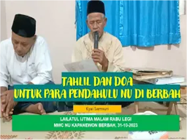 Tahlil Untuk Pendiri NU dan Pengurus dan Anggota MWC NU Berbah yang Telah Wafat