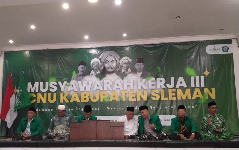 Pengarahan Rais Syuriah PCNU Sleman Untuk Pengurus NU dan Banom-banom NU di Sleman