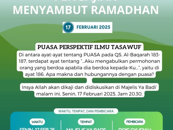 Agenda Pengajian Menyambut Ramadhan
