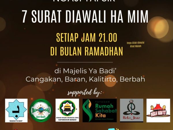 Ngaji Tafsir 7 Surat Diawali Ha Mim Selama Ramadhan di Berbah