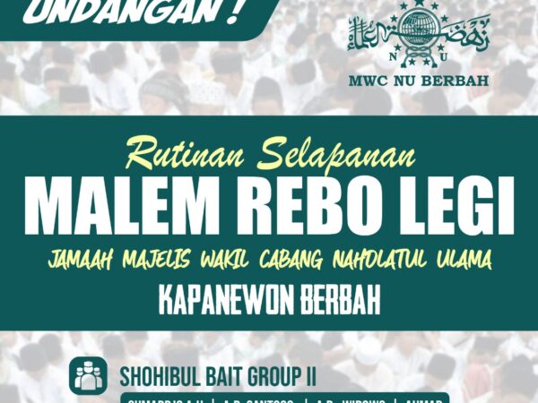 Rutinan Selapanan MALEM REBO LEGI