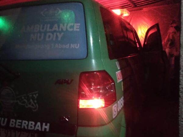 Ambulans MWC NU Berbah, 17 Januari 2026, Pukul 20.00
