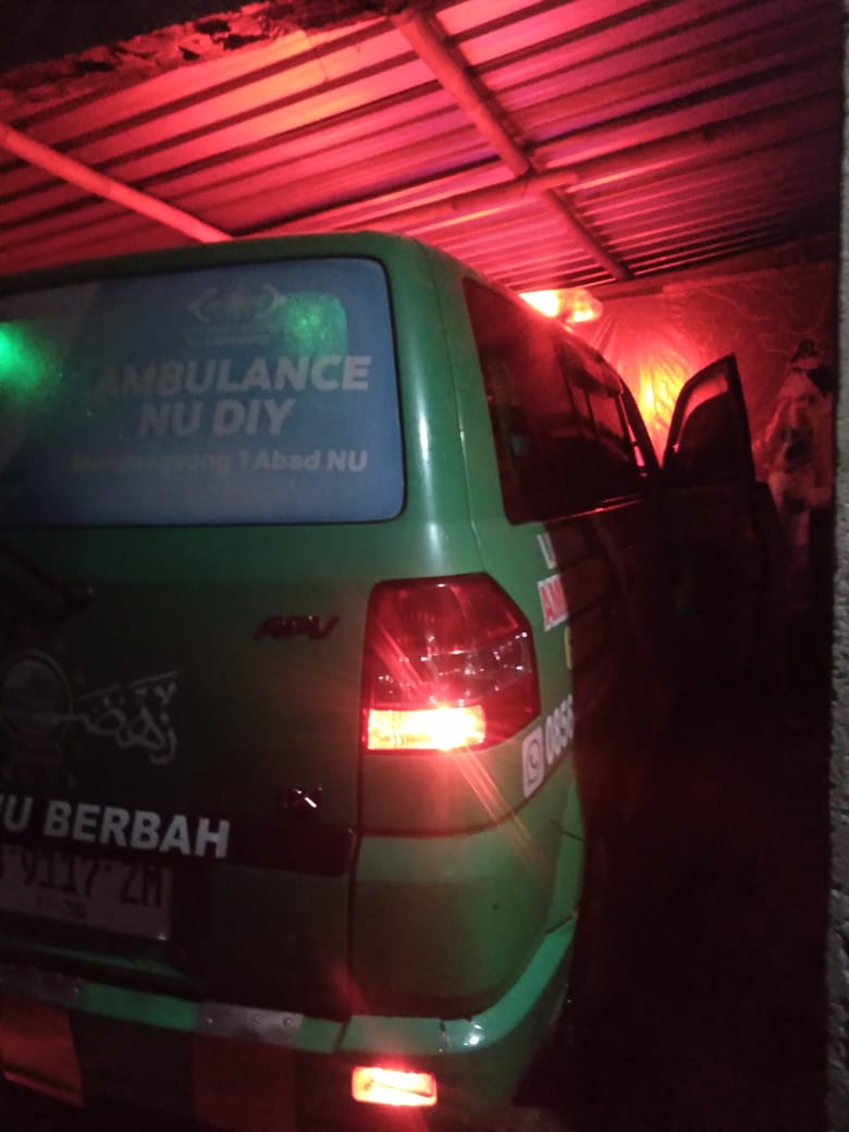 Ambulans MWC NU Berbah, 17 Januari 2026, Pukul 20.00