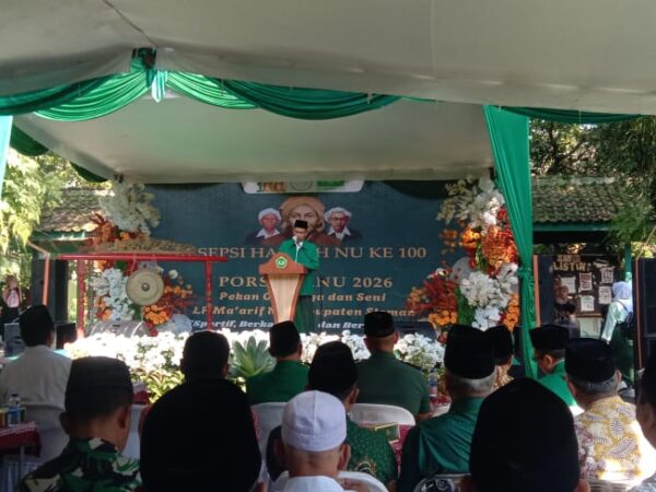 MWC NU Berbah Hadiri Resepsi Harlah NU ke-100 Masehi dan Pembukaan Porseni NU di Sleman