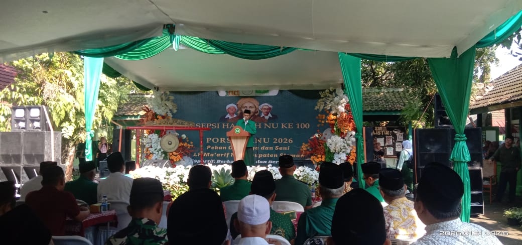MWC NU Berbah Hadiri Resepsi Harlah NU ke-100 Masehi dan Pembukaan Porseni NU di Sleman