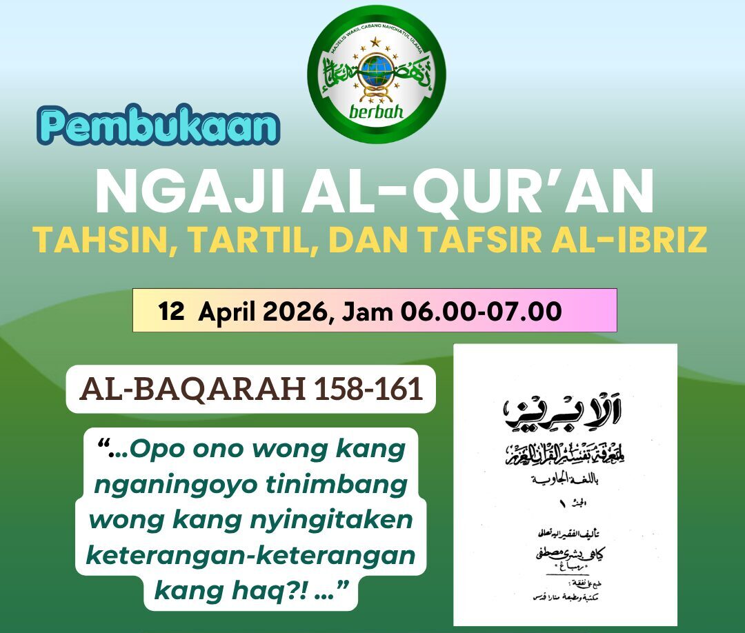 Istiqamah Ngaji Al-Qur’an: Warga NU Berbah Semangat Khatam Meski Masih Tahap Awal