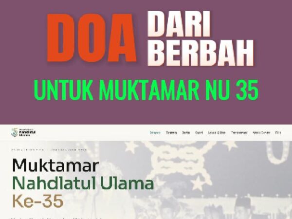 Doa Untuk Muktamar NU 35 dari Berbah, Sleman, DIY