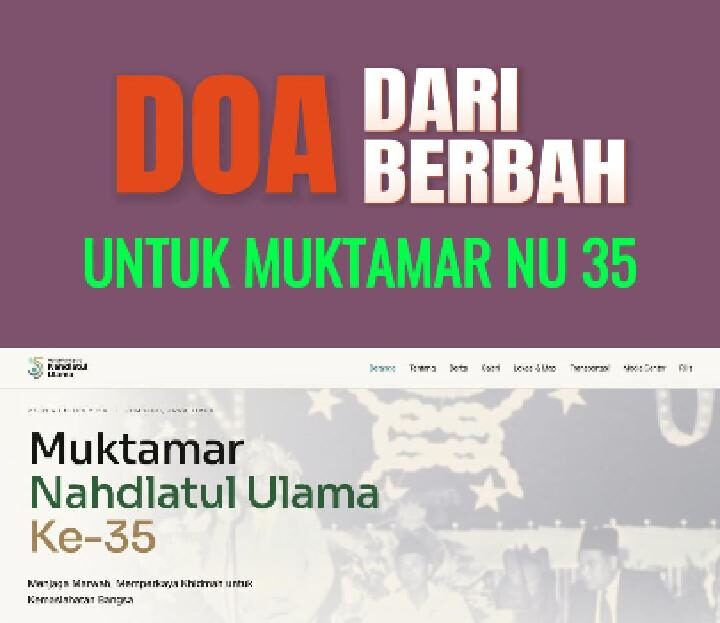 Doa Untuk Muktamar NU 35 dari Berbah, Sleman, DIY